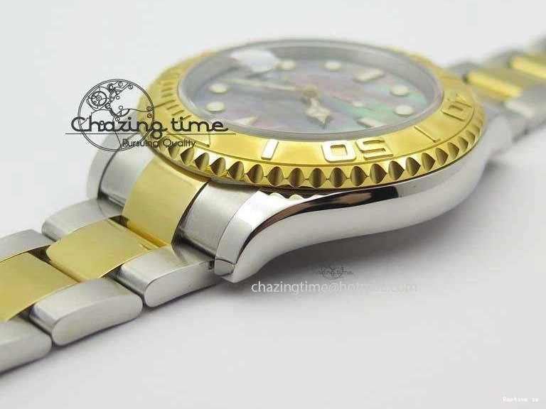 1227 MultiPurpose Yacht-Master 116622 JF Best Edition SS YG Gray MOP Dial On Bracelet A 3863